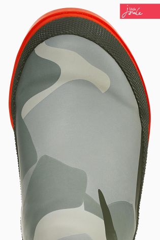 Black Little Joule Camo Welly